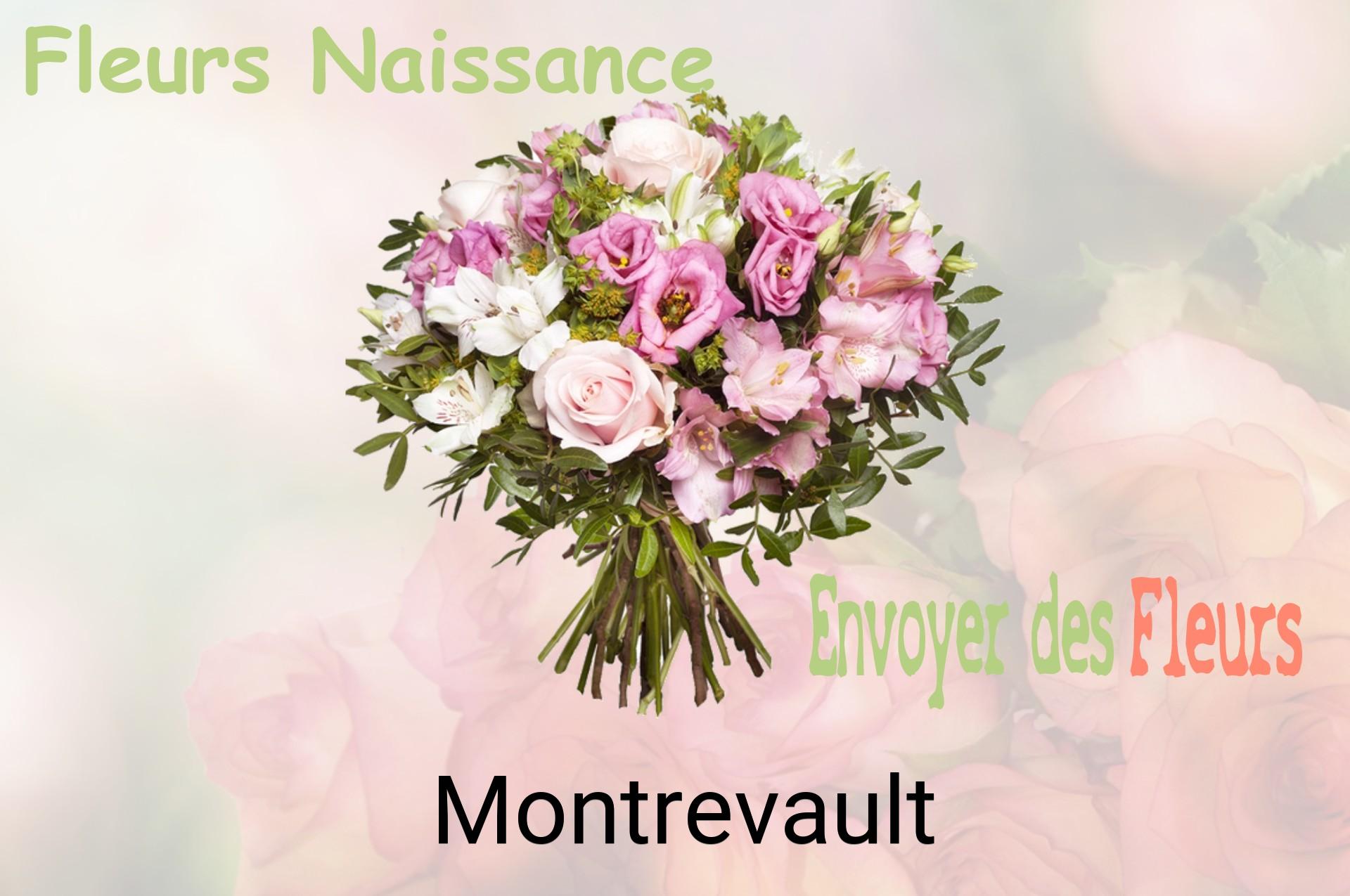 Bouquet de fleurs de naissance livré à Montrevault